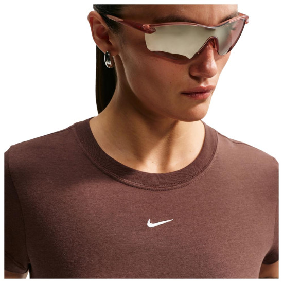 Nike Γυναικεία κοντομάνικη μπλούζα Sportswear Chill Knit Cropped T-Shirt